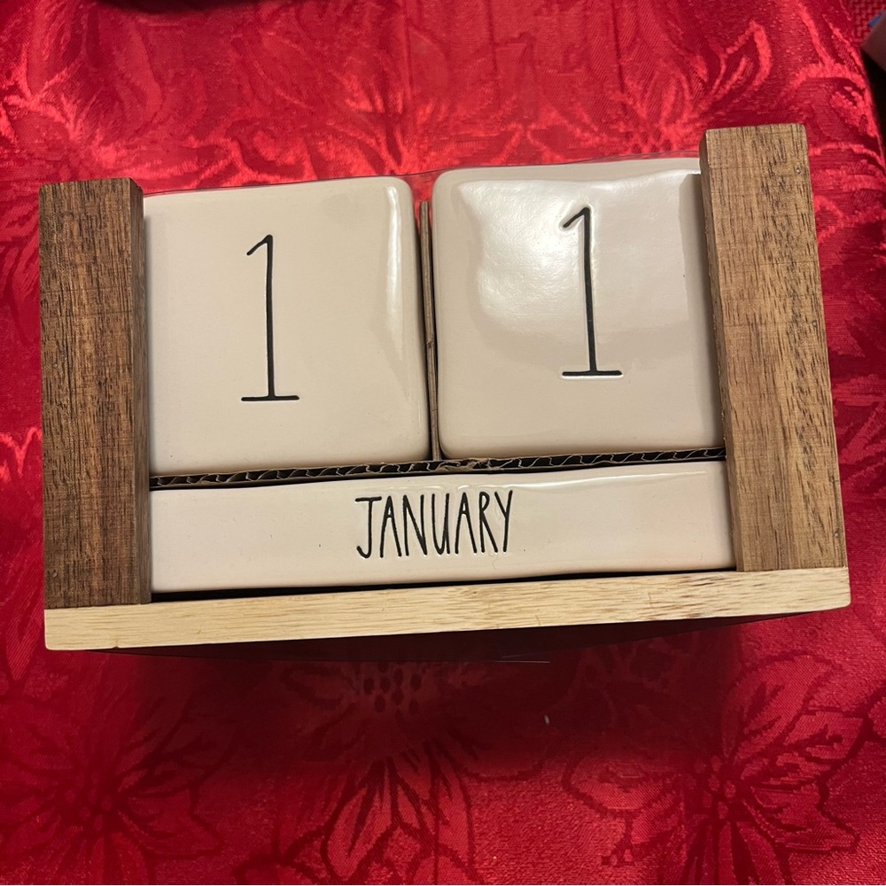 Rae Dunn Block Desk Calendar